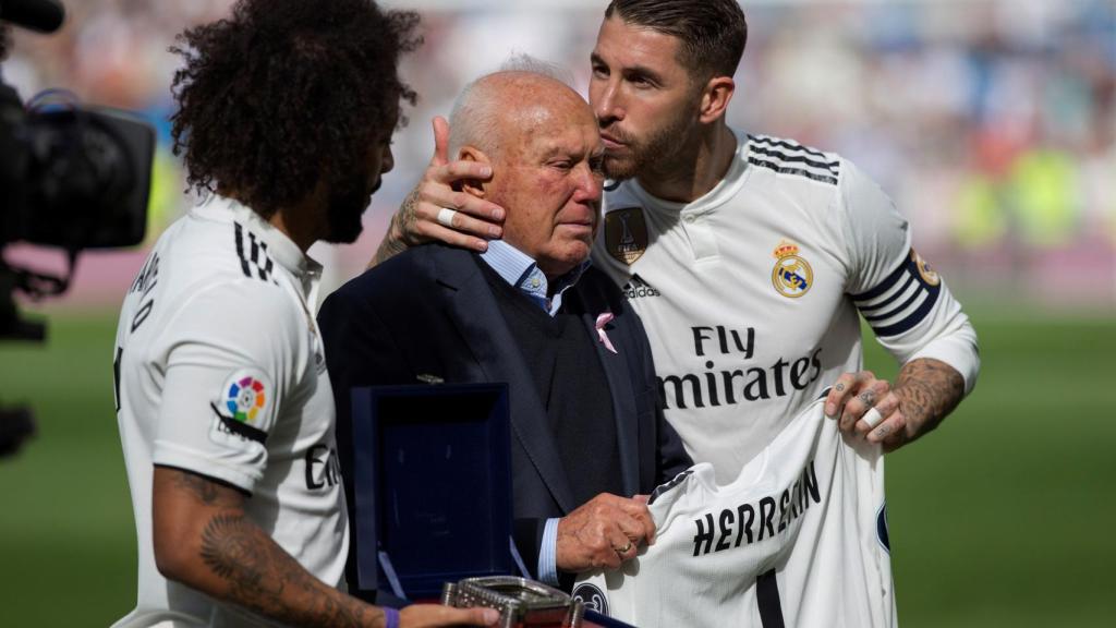 Marcelo, Agustín Herrerín y Sergio Ramos
