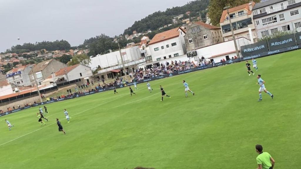 Celta B - Real Madrid Castilla. Foto: Twitter (@franbeltran_)