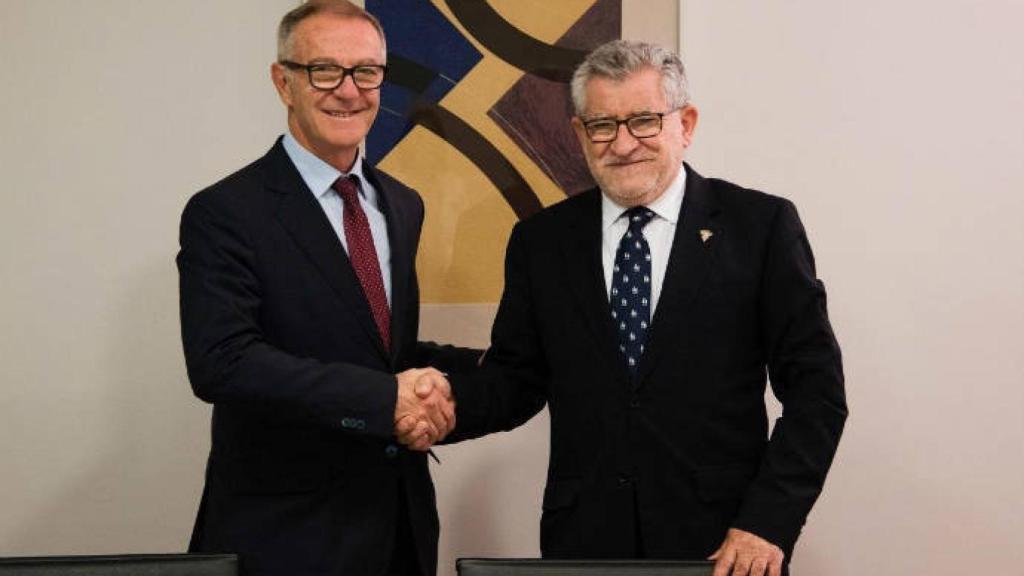 Guirao y Felpeto durante el encuentro