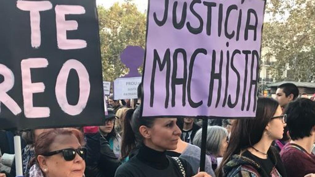 Manifestación contra La Manada.