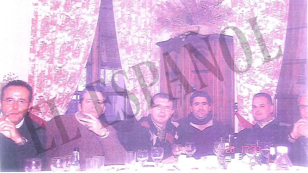 David Marjaliza, Francisco Granados y varios empresarios de Valdemoro tras una cacería