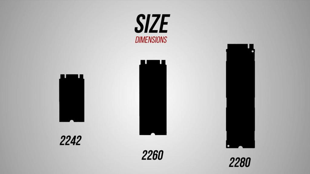 Tipos de SSD en formato M.2 para interfaz NVMe