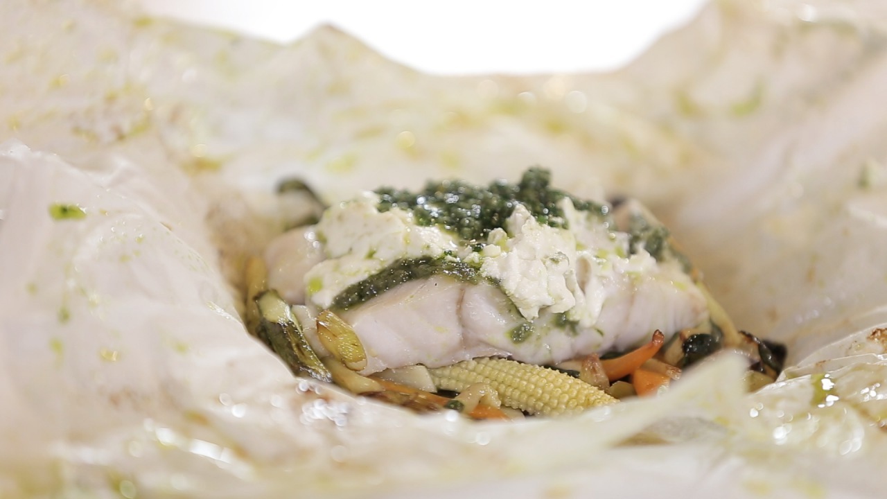 Fogonero en papillote al horno