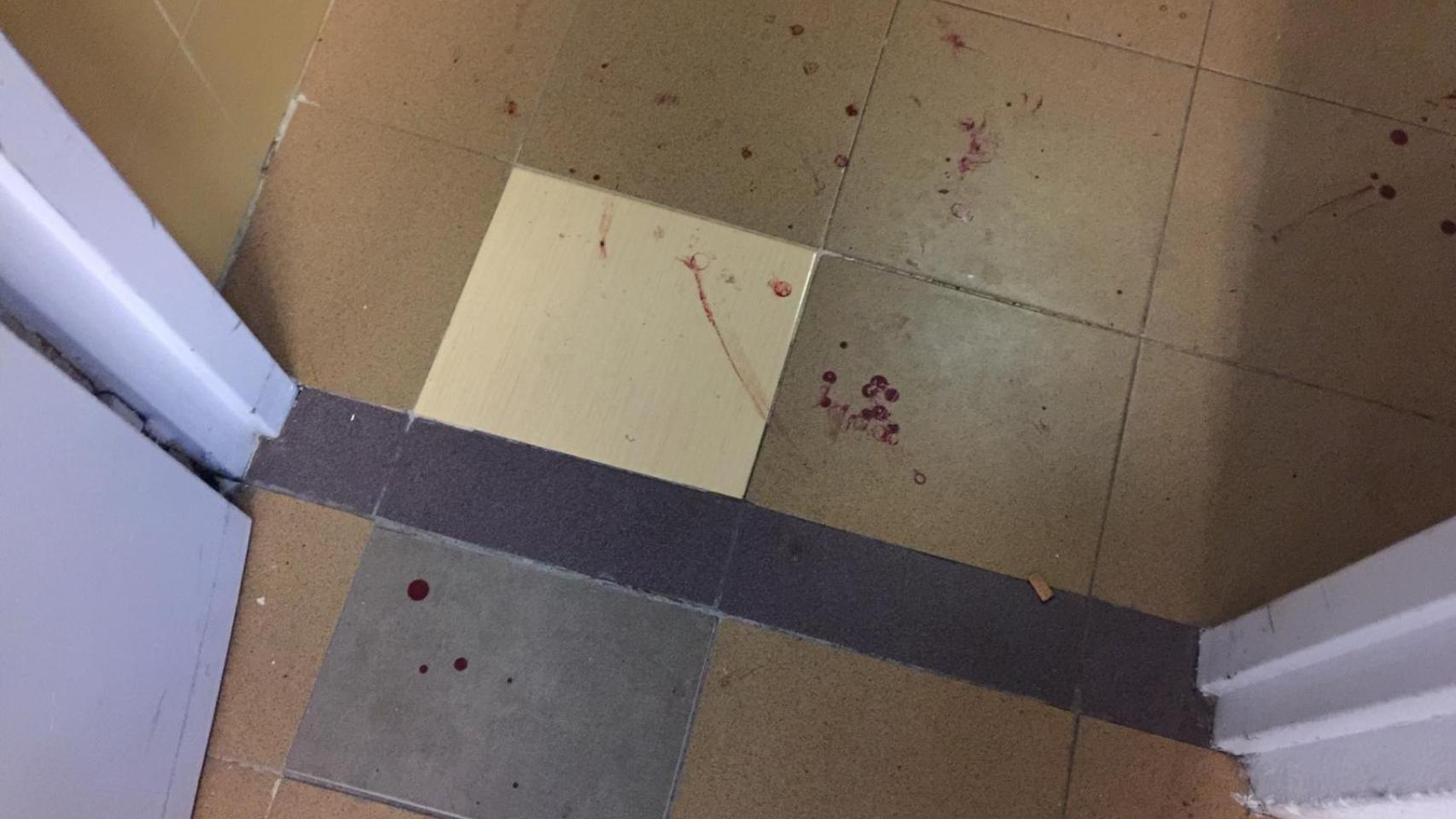 Interior del CIE de Aluche tras el motín.