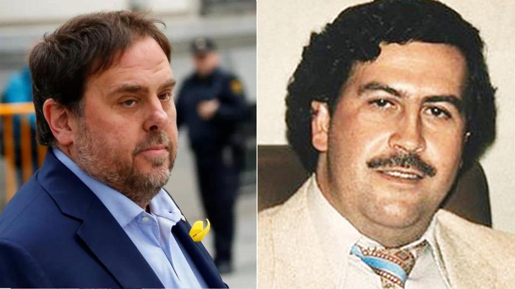 Oriol Junqueras y Pablo Escobar.
