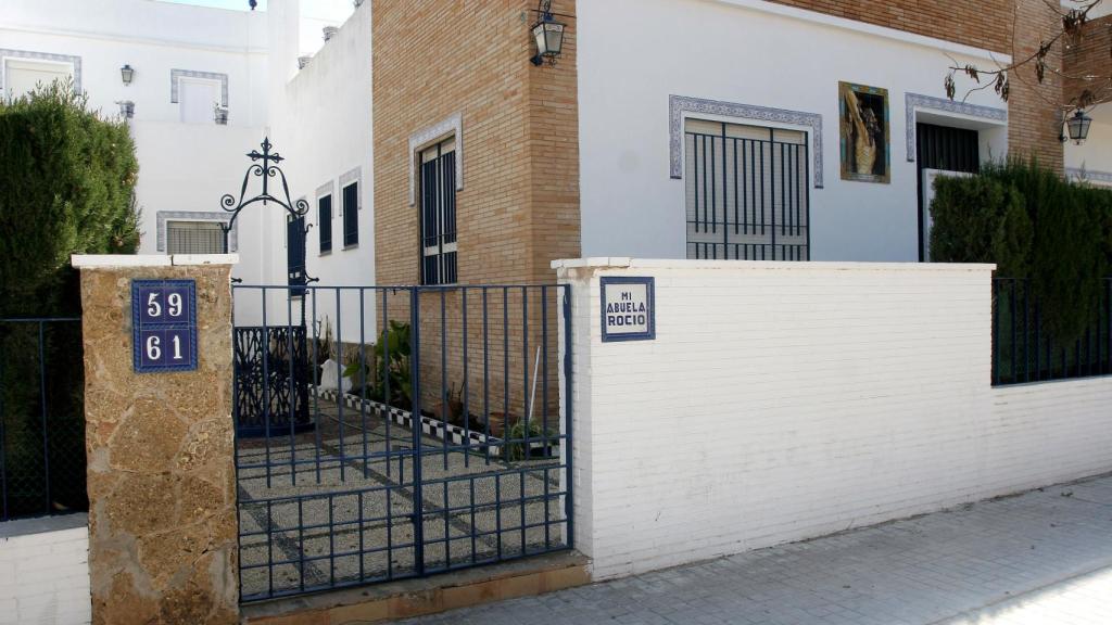 La fachada de la casa de Rocío Jurado.