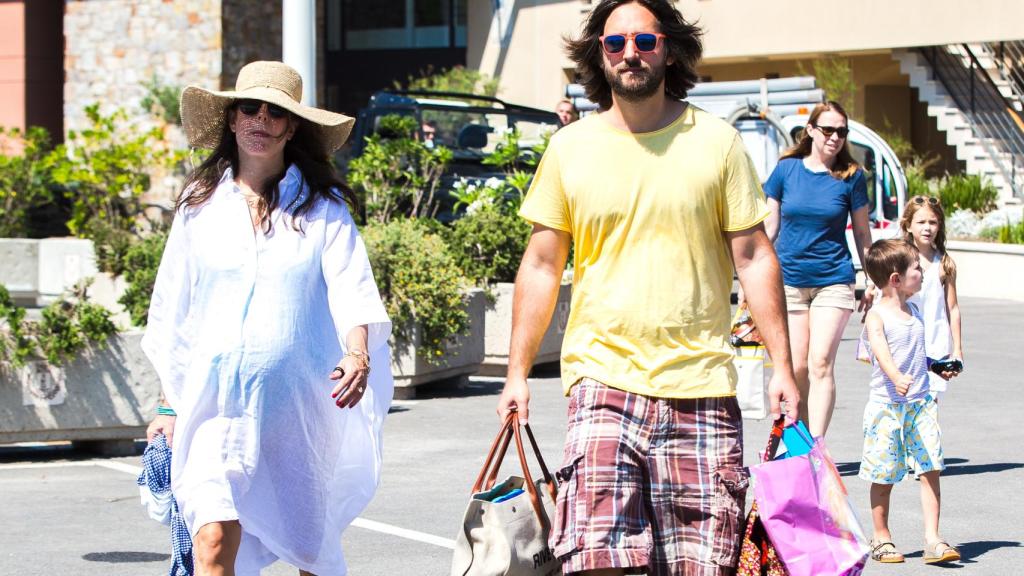 La pareja durante una imagen de este verano.