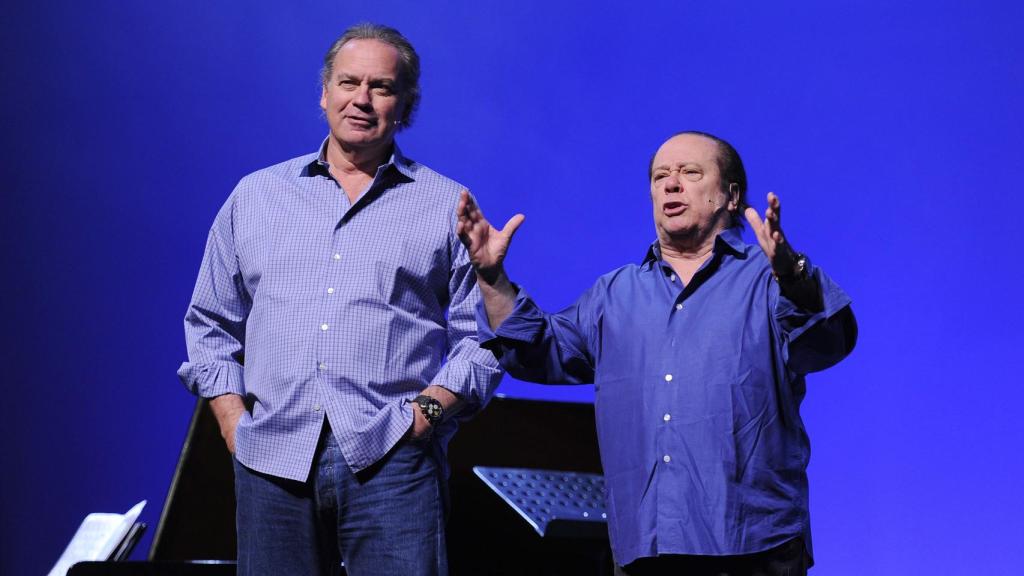 Bertín junto a Arévalo en imagen de archivo.