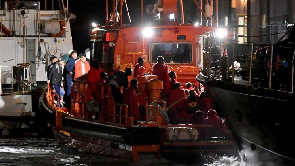 Llegada de inmigrantes al puerto de Almería en septiembre