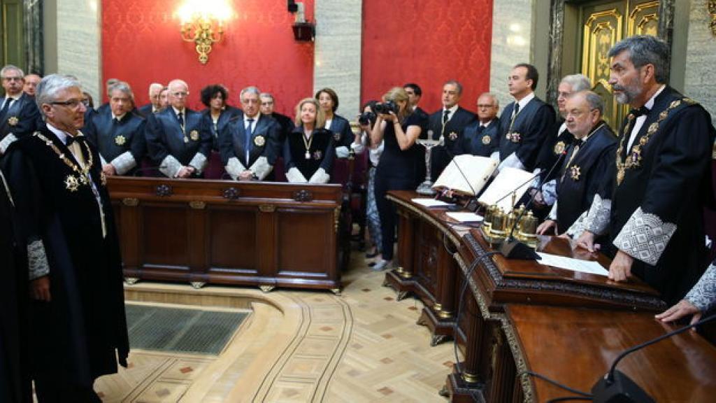 Toma de posesión de Díez-Picazo como presidente de la Sala de lo Contencioso-Administrativo./