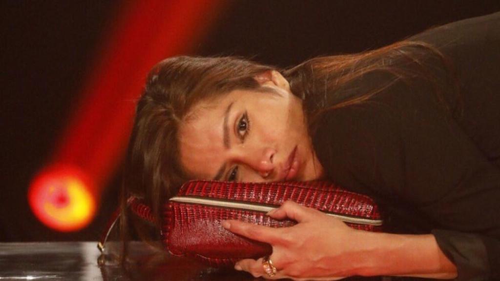 Miriam Saavedra durante el concurso.