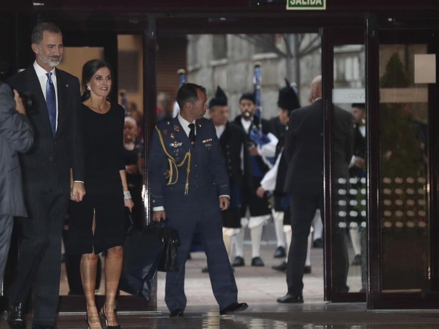 Los reyes en el concierto previo a los premios Princesa de Asturias.