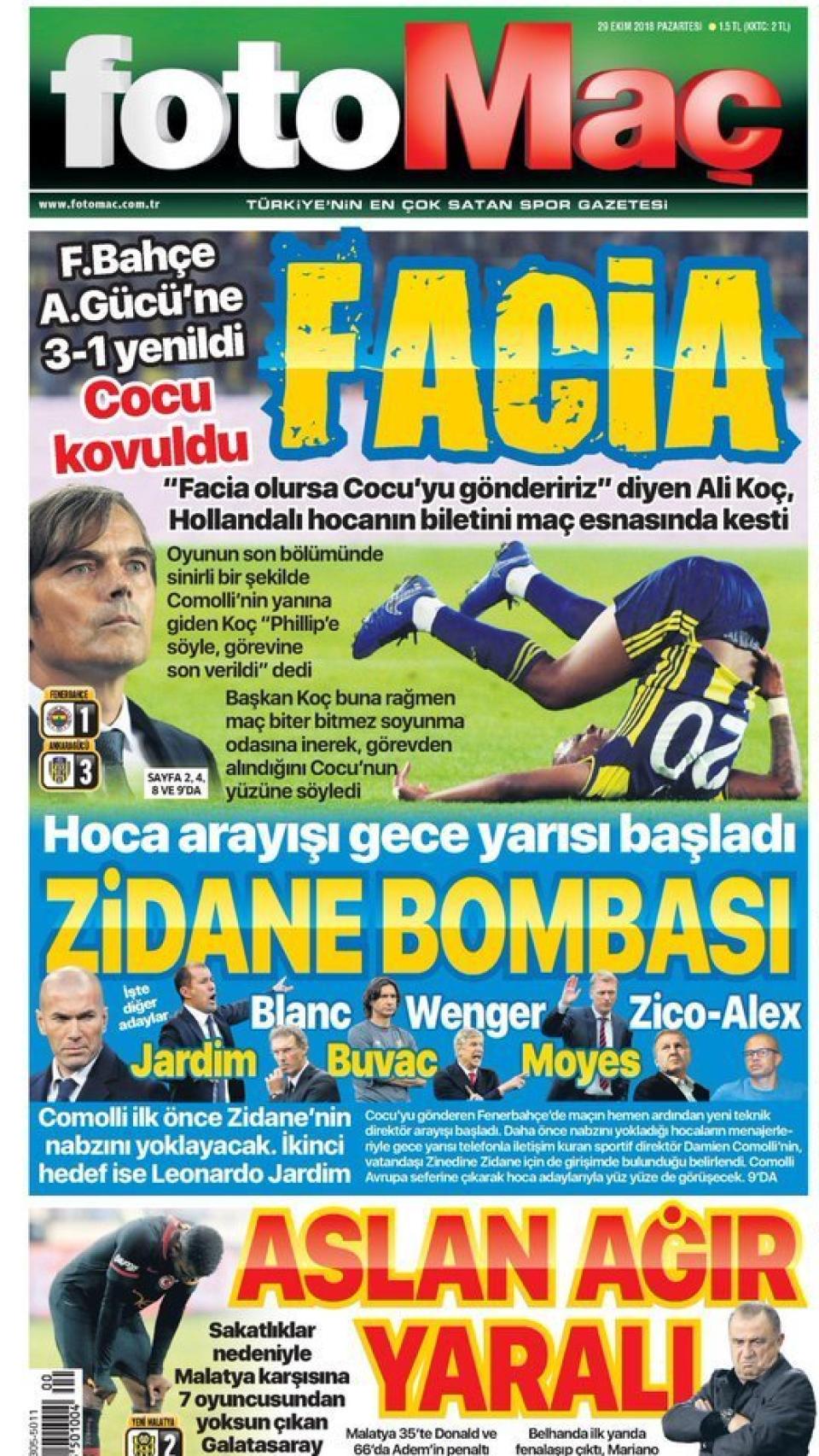 Portada Fotomaç (29/10/2018)