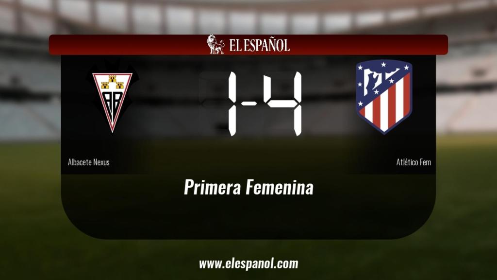 El Fundación Albacete 1-4 Atlético de Madrid Femenino