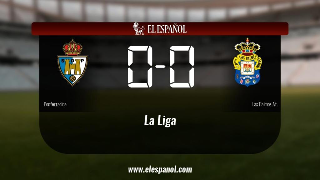 Las Palmas At. saca un punto a la Ponferradina a domicilio 0-0