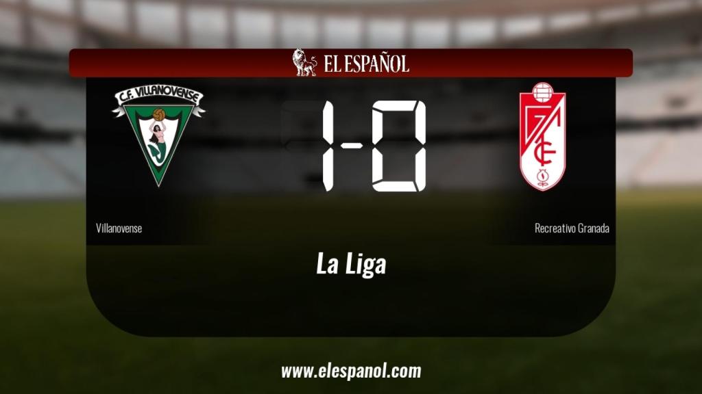 El Villanovense ganó en su estadio al Recreativo Granada