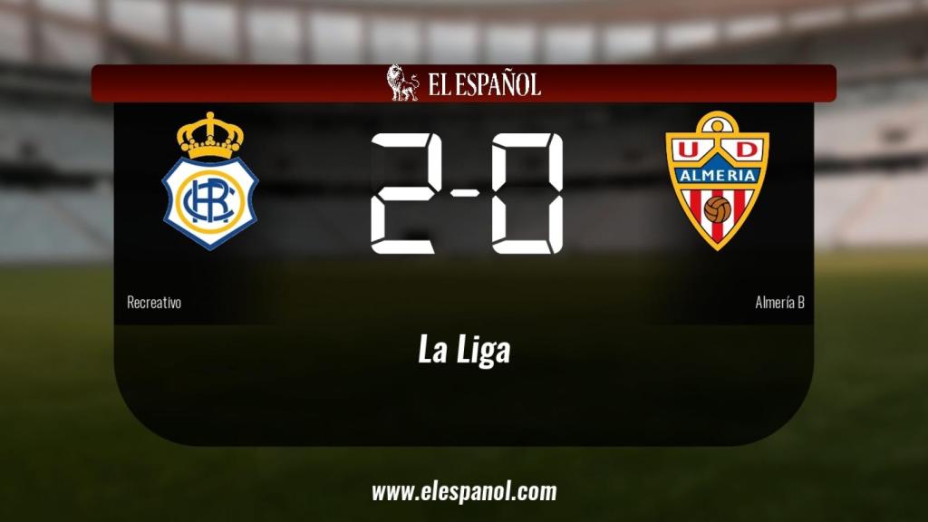 El Recreativo ganó en su estadio al Almería B