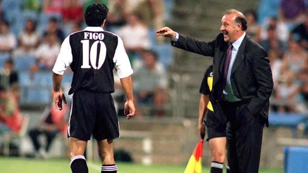 Vicente del Bosque en su etapa como entrenador del Real Madrid