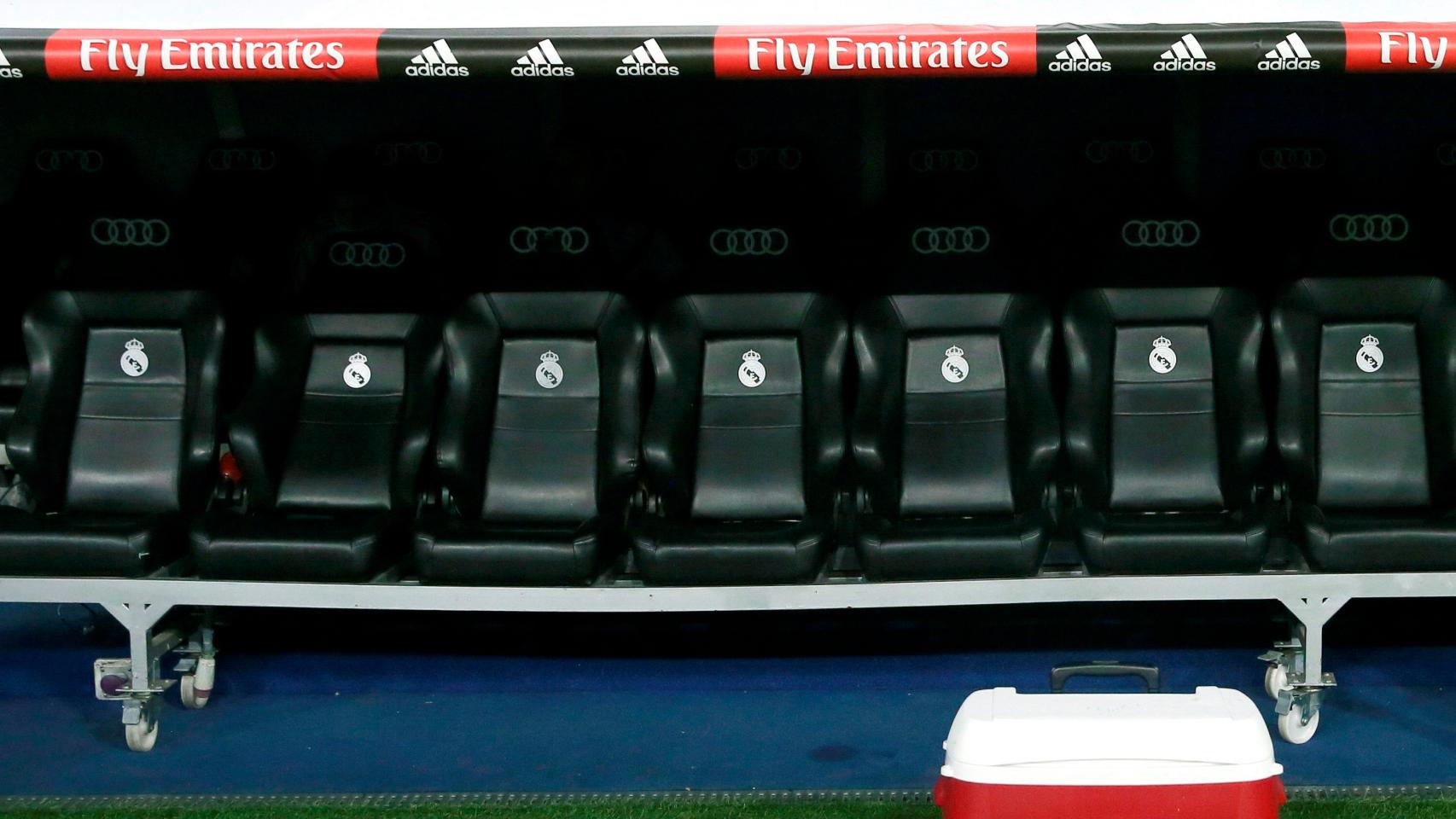 Banquillo del Santiago Bernabéu