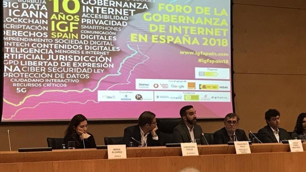 Acto inaugural del Foro de la Gobernanza en Internet (IGF Spain)