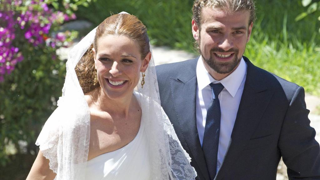 Mario Biondo y Raquel Sánchez Silva en su boda.