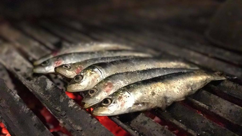 Sardinas a la brasa.