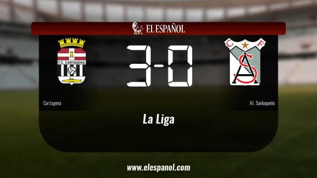 El Cartagena ganó en casa al At. Sanluqueño
