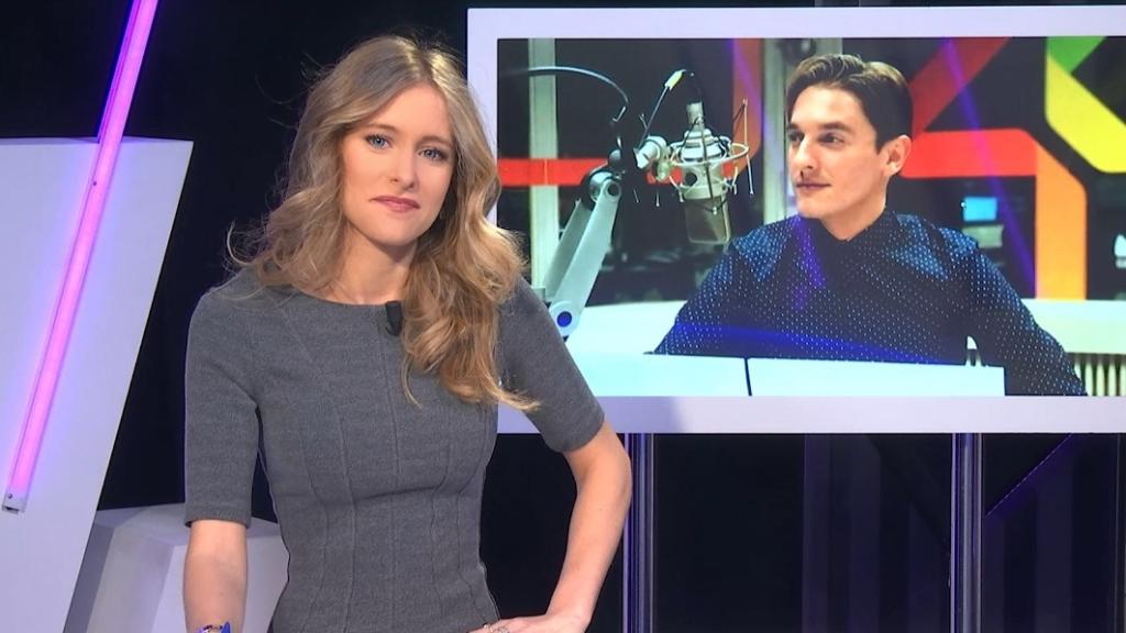 Ingrid Sunyer entrevistando a Xavi Martínez.