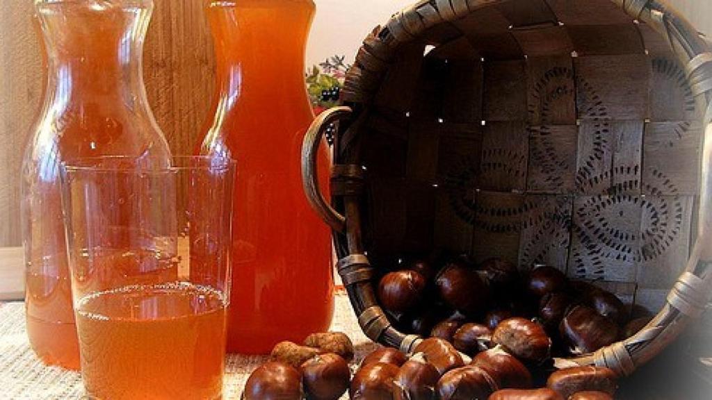Sidra dulce y castañas