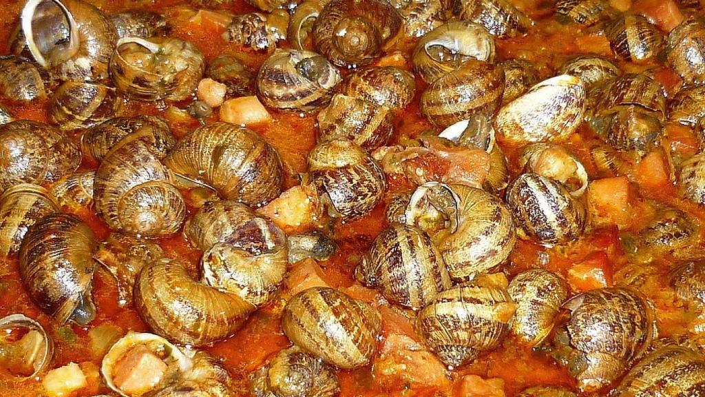 Caracoles típicos de la fiesta vasca