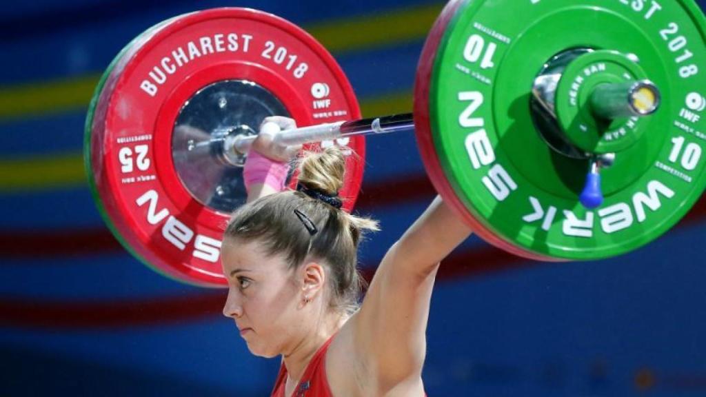 Irene Martínez, halterófila española. Foto: www.fedehalter.org