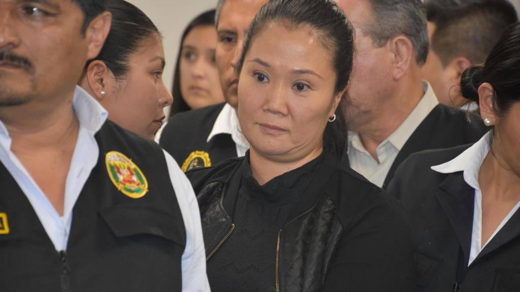 Keiko Fujimori,  en la Sala Penal Nacional, en Lima.