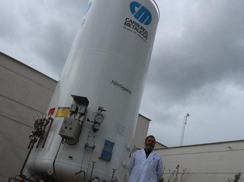 El tanque de nitrógeno es lo único que tienen, a día de hoy, instalado de la tecnología que precisan.