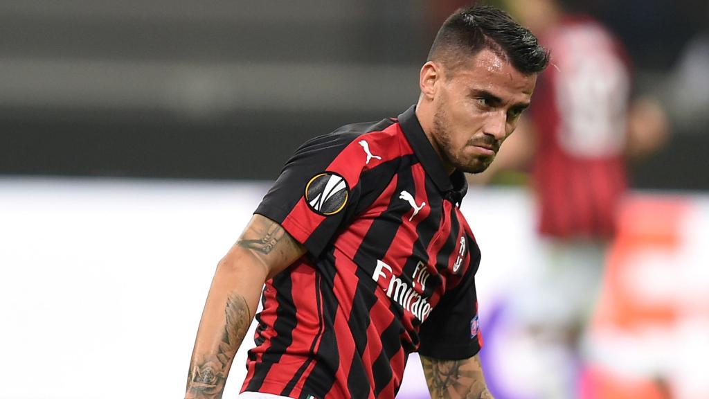 Suso, durante un partido con el Milan