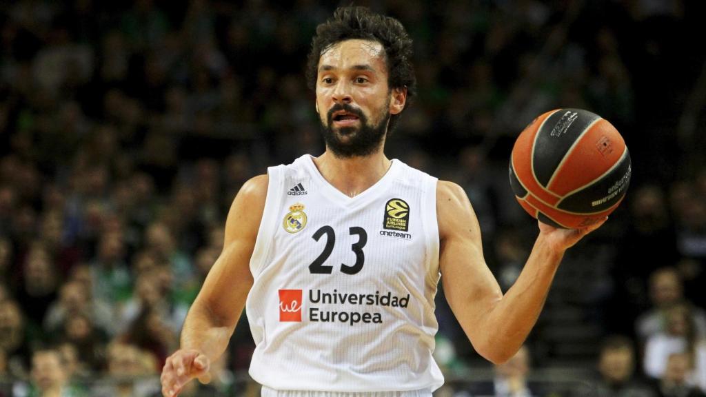 Llull en el encuentro frente a Zalgiris Kaunas