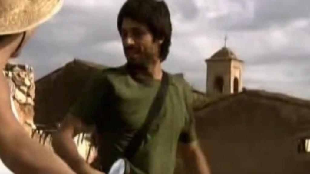 Hugo SIlva en el Cortijo del Fraile. La última película rodada allí fue un episodio de 'Los Hombres de Paco'