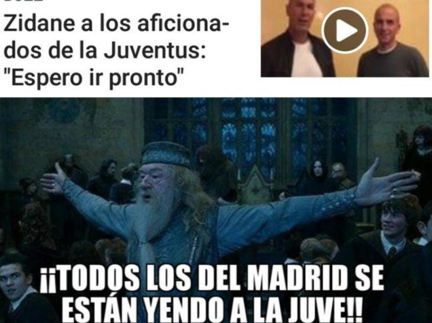 Las palabras de Zidane hace unos días, también protagonistas. Foto: memedeportes.com