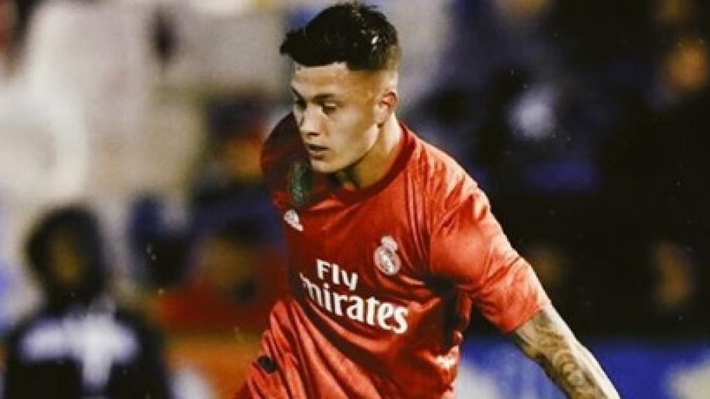 Cristo, con la camiseta del Real Madrid. Foto: Instagram (@cristogonzaleztf)