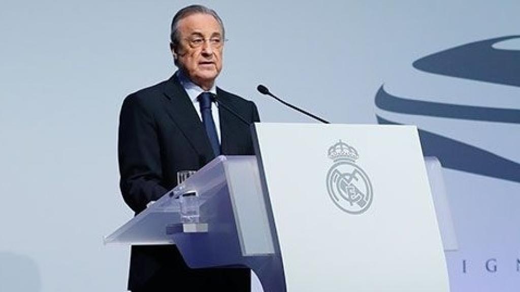 Florentino: Lo que hemos logrado es con la convicción de que el Madrid no se rinde