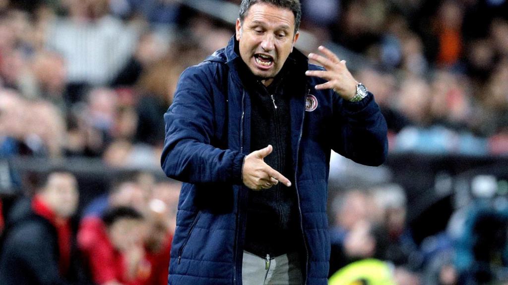 Eusebio en el partido ante el Valencia