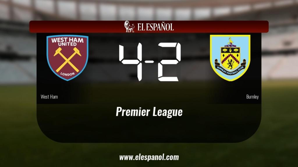 El West Ham se lleva la victoria en su casa frente al Burnley