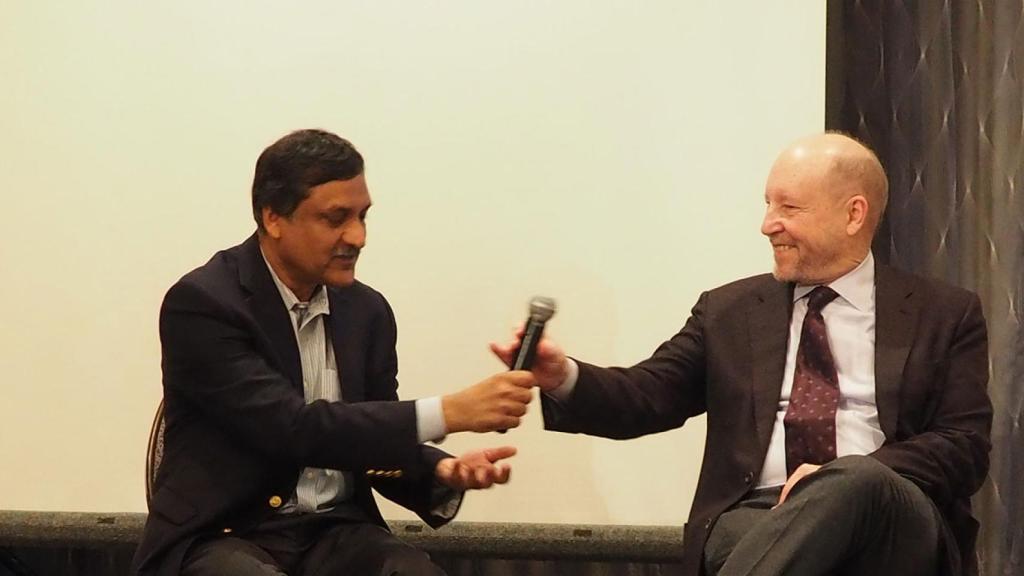 Anant Agarwall y Larry Hedges,  ganadores del 'nobel de la educación' , el Yidan Prize 2018.