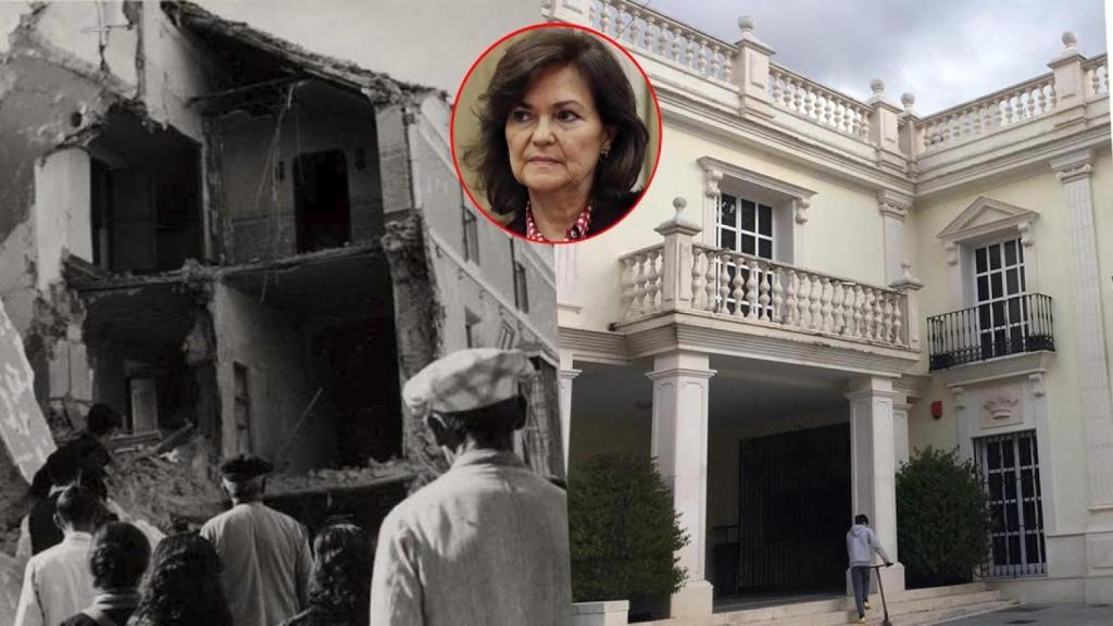 En el mercado de Cabra, el pueblo de Carmen Calvo: aquí mató a 109 civiles la aviación republicana