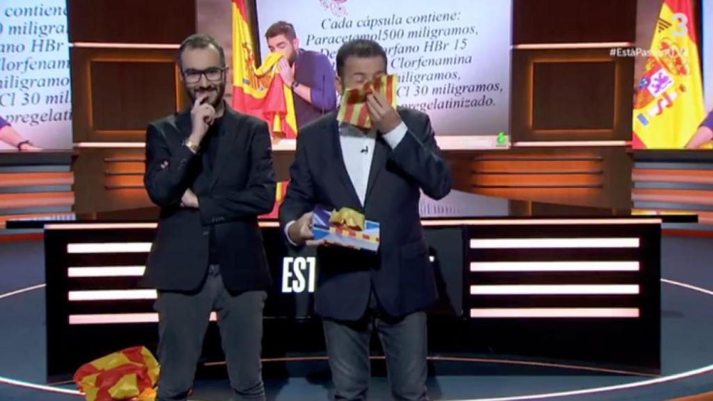TV3 se suena los mocos con la bandera catalana tras el caso Dani Mateo