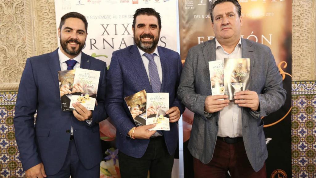 Arturo Villarubia, Tomás Palencia y Gustavo Sierra, de izquierda a derecha. Fotos: Óscar Huertas.