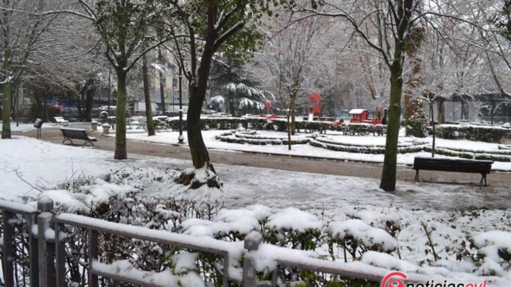 nevada nieve valladolid febrero 8