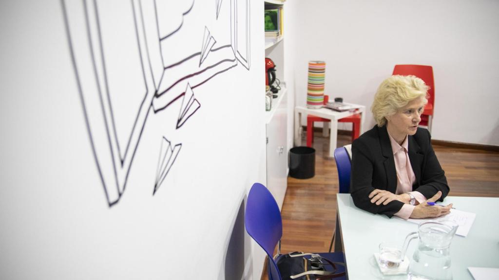 Becerril, durante la entrevista.