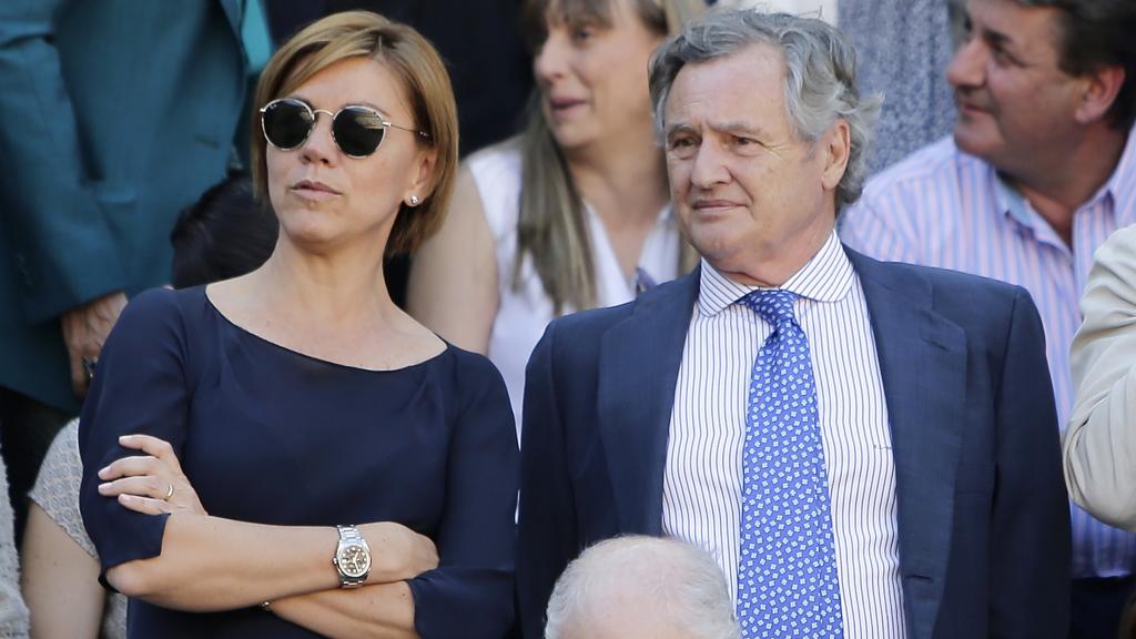 Dolores de Cospedal e Ignacio López del Hierro.