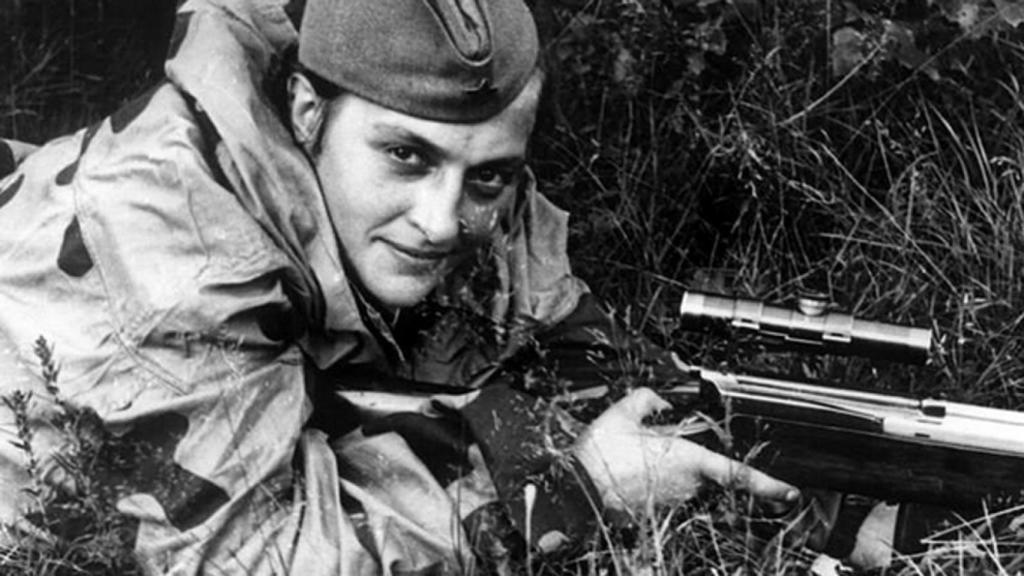 Pavlichenko acabó con un total de 309 nazis.