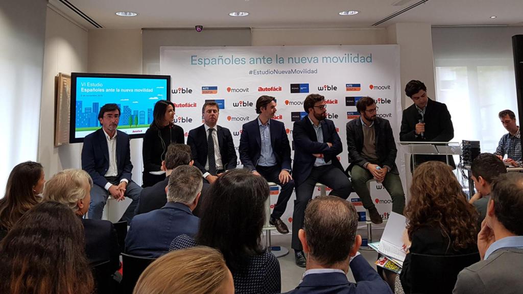 Presentación de la encuesta 'Españoles ante la nueva movilidad'.